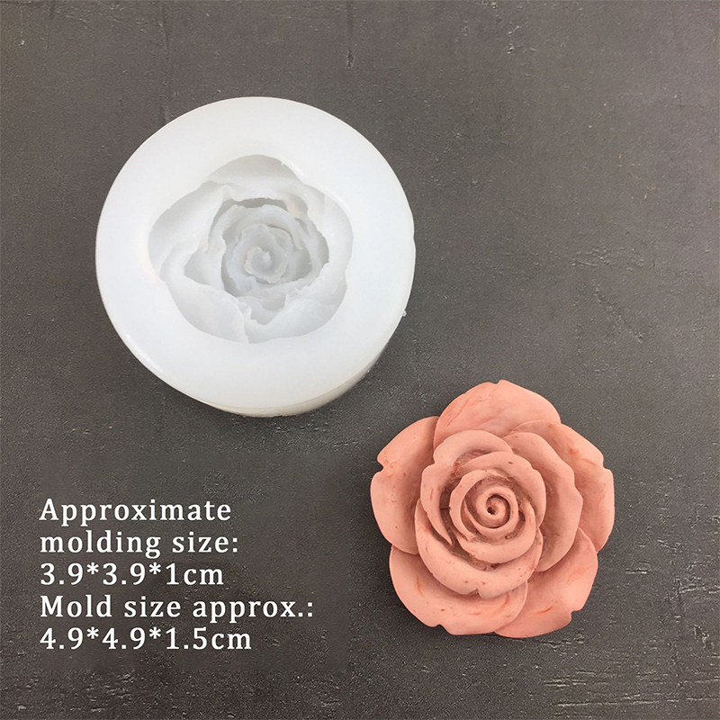 バラの形をした3Dシリコン型,葉,フォンダン,チョコレート型 - Soap Making Kit のレビューと価格