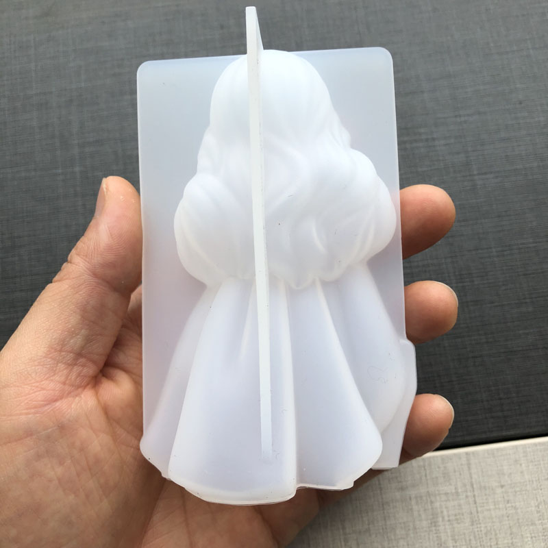 3D かわいいプリンセスシリコーンキャンドルモールド天使の女 - Soap Mold Silicone Loaf のレビューと価格