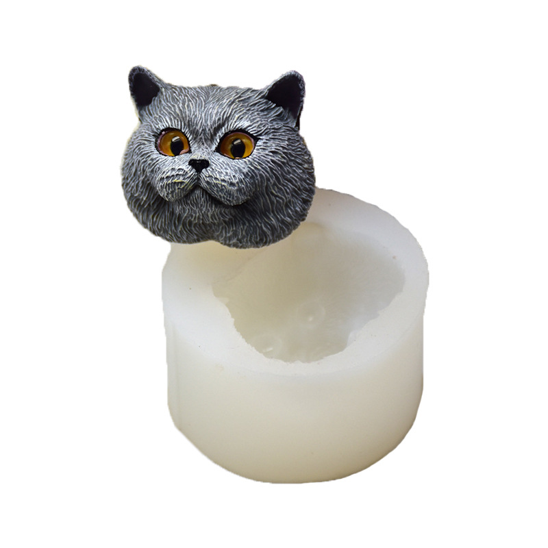 シリコーン型短毛猫型手作りチョコレート石鹸型フォンダンケーキ - Soap Making Kit のレビューと価格