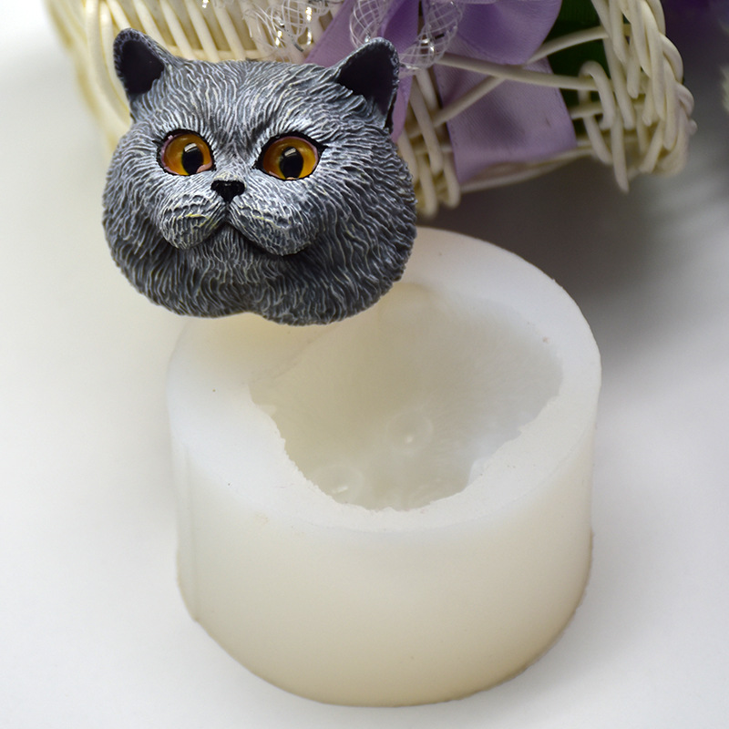 シリコーン型短毛猫型手作りチョコレート石鹸型フォンダンケーキ - Soap Making Kit のレビューと価格