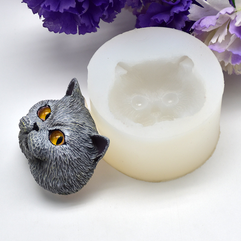 シリコーン型短毛猫型手作りチョコレート石鹸型フォンダンケーキ - Soap Making Kit のレビューと価格