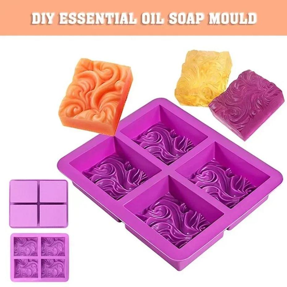クリエイティブな1個入りケーキデコレーションベーキングツール - Soap Mold Silicone Loaf のレビューと価格