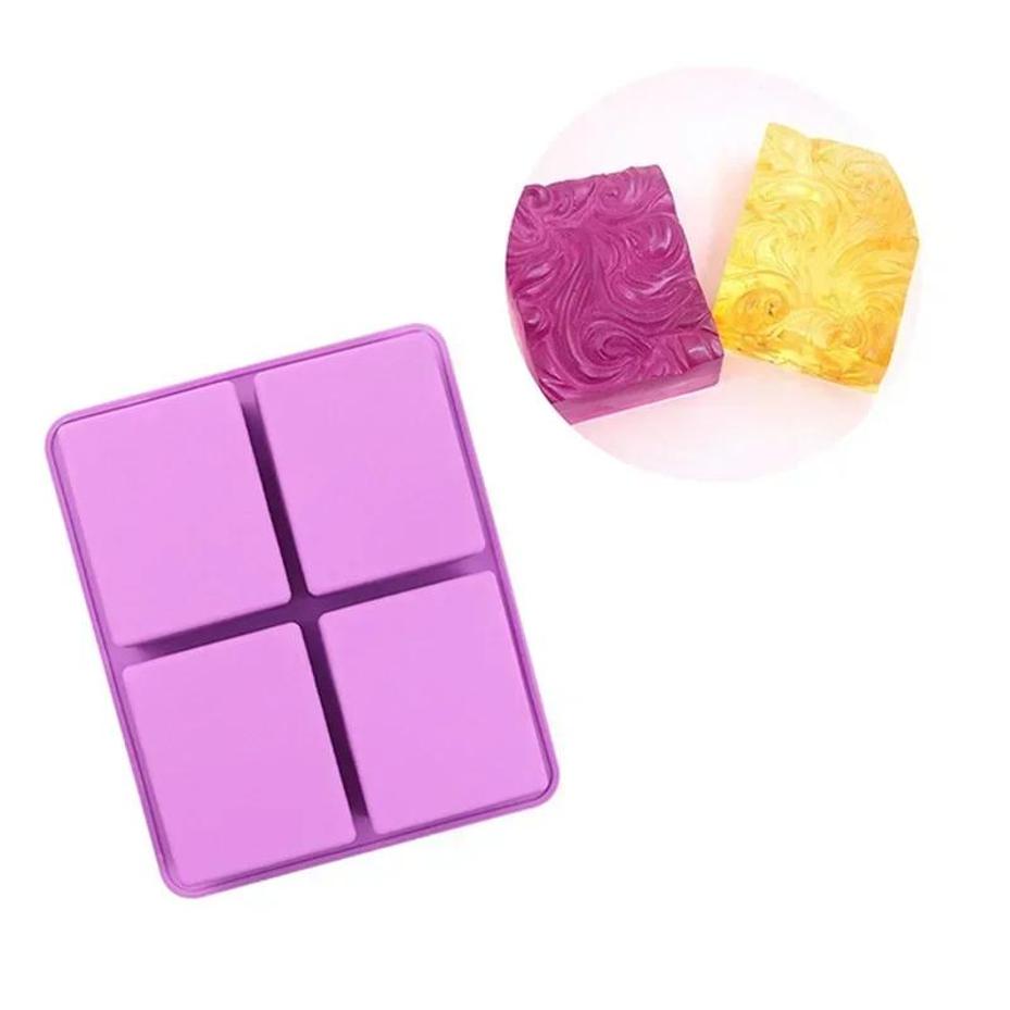 クリエイティブな1個入りケーキデコレーションベーキングツール - Soap Mold Silicone Loaf のレビューと価格